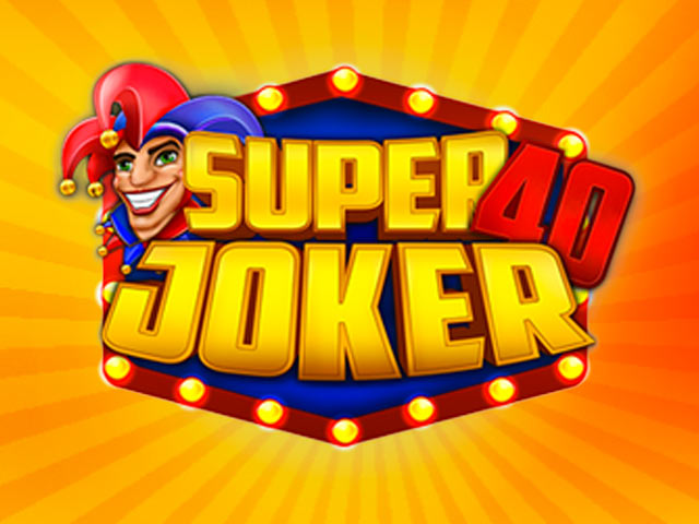 Retro výherní automat Super Joker 40