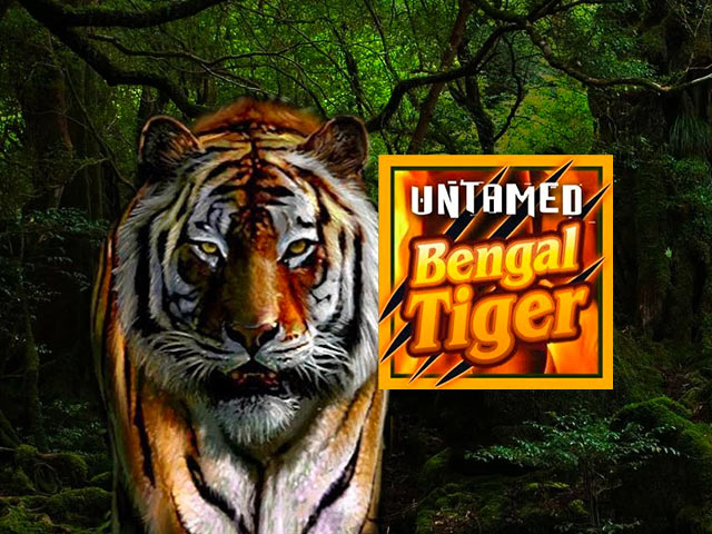 Automat se symboly zvířat Untamed Bengal Tiger