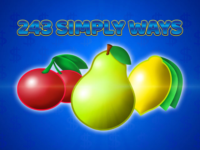 Ovocný výherní automat 243 Simply Ways